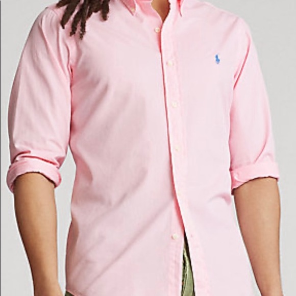 Polo Ralph Lauren Pink Classic Fit Twill Shirt new - Picture 13 of 14
